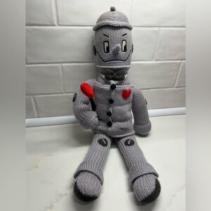 Wizard of oz vintage tin man poly dolly crochet knitted plush dolls 2000